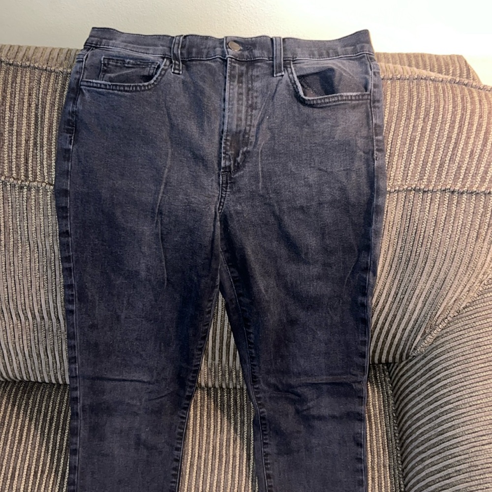 Joe’s the Charlie Coated High Waist Ankle Skinny Jeans - Argon